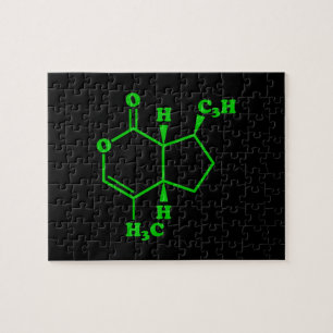 Puzzle Catnip Nepetalactona Fórmula Química Molecular