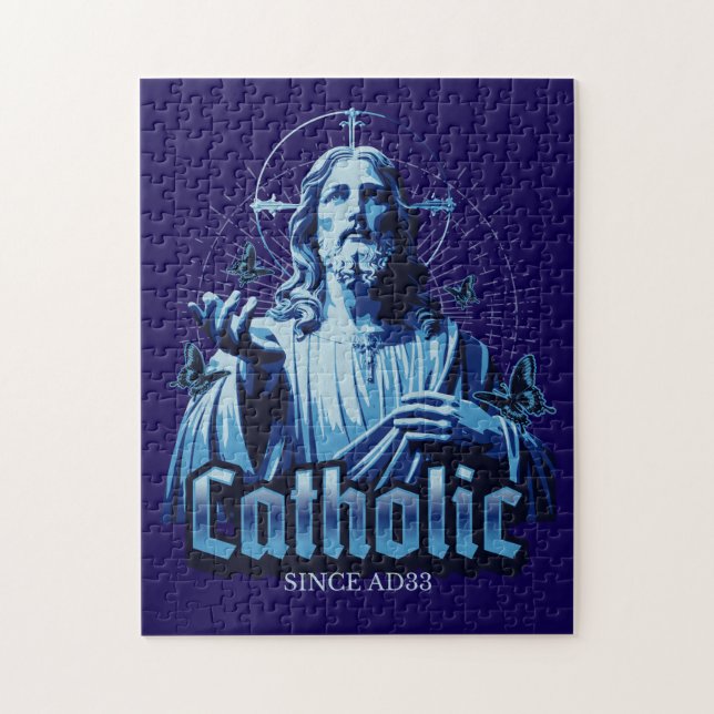 Puzzle Católico Romano desde AD33 Jesucristo (Vertical)