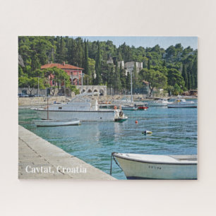 Puzzle Cavtat, vistas a Croacia del agua