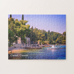 Puzzle Cavtat, vistas a la playa desde Croacia