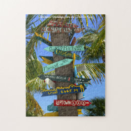 Puzzle Cayos de Florida.Saludos navideños