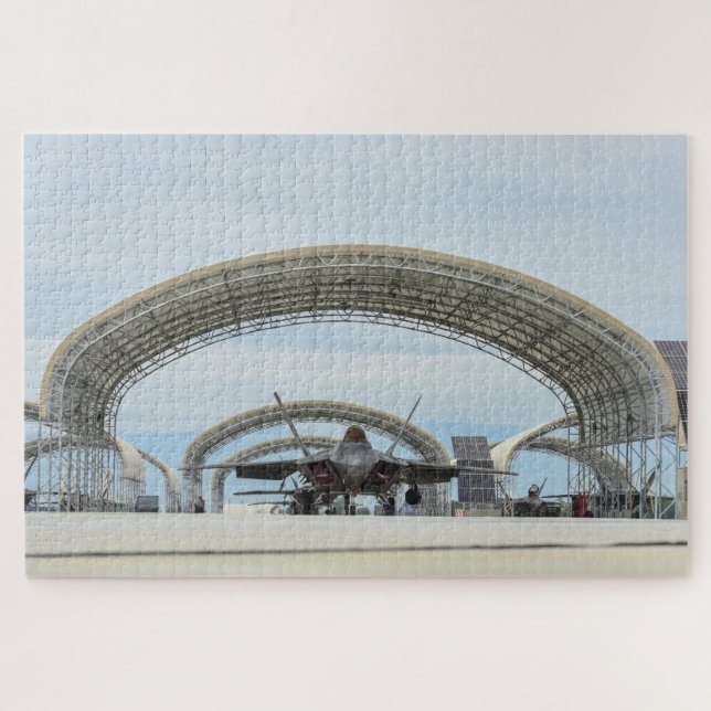 Puzzle Caza de Combate F-22 Raptor Stealth (Horizontal)