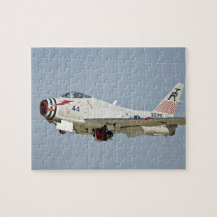 Puzzle Caza de reacción North American Naval FJ2 Fury en