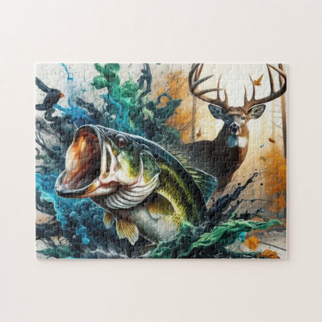 Puzzle Caza y Pesca (Horizontal)