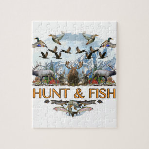 Puzzle Caza y pescados