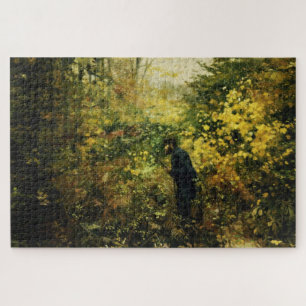 Puzzle Cazador en la selva (por H.A. Brendekilde)