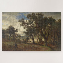 Cazador en un paisaje rural (Andreas Achenbach)