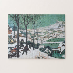 Puzzle Cazadores en la nieve por Bruegel
