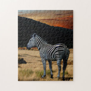 Puzzle Cebra en Kenia.