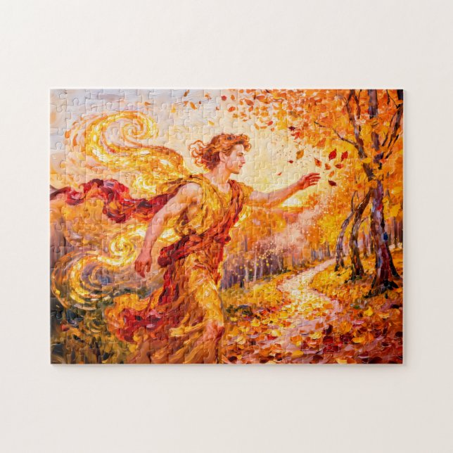 Puzzle Céfiro Dios del Viento del Oeste de la mitología g (Horizontal)
