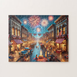 Puzzle Celebración de Fuegos Artificiales del 4 de Julio