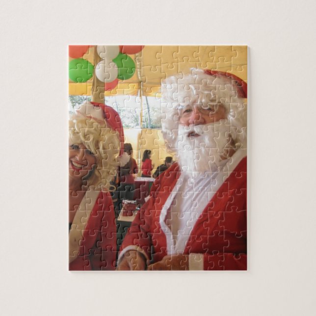 Puzzle Celebración de los Navidades de Santa y Claus - Fe (Vertical)