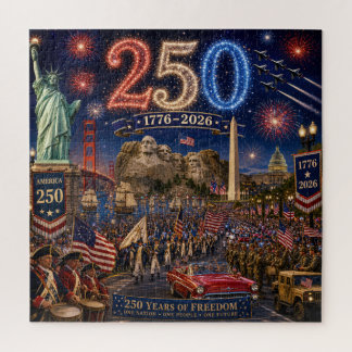 Puzzle Celebración del 250 Aniversario de América — 1776–
