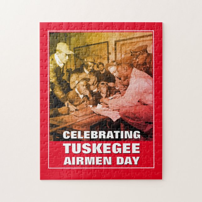 Puzzle Celebración del DÍA DEL AIRMEN DE TUSKEGEE (Vertical)