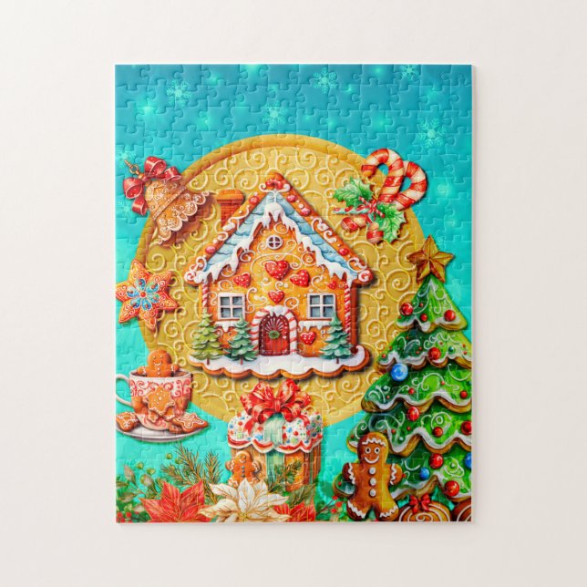 Puzzle Celebraciones con mi Pan de Jengibre de Navidad pe (Vertical)