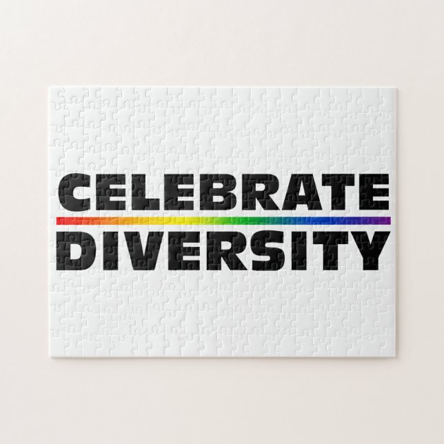 Puzzle Celebrar la diversidad (Horizontal)