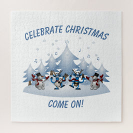 Puzzle Celebrar que vengan los Navidades