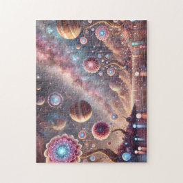 Puzzle Celestial Garden Mystical Nebula Sky Space