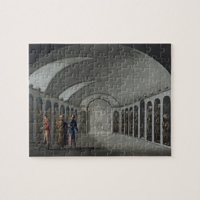 Puzzle Cementerio curioso debajo del monasterio del (Horizontal)