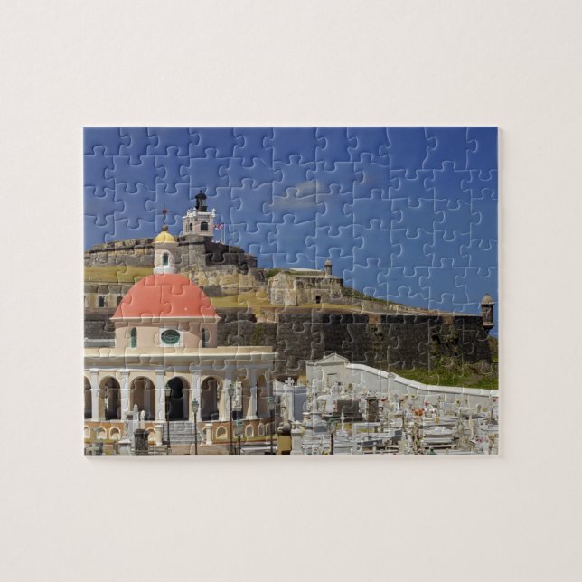 Puzzle Cementerio junto al mar de Puerto Rico (Horizontal)