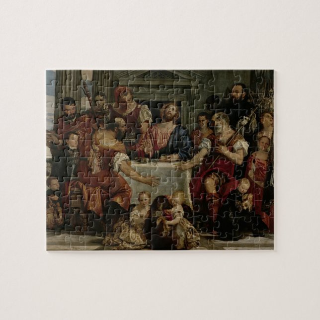 Puzzle Cena en Emmaus (aceite en lona) (Horizontal)