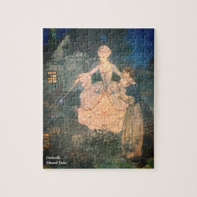 Puzzle Cenicienta Ilustracion del libro antiguo de la abu (Vertical)