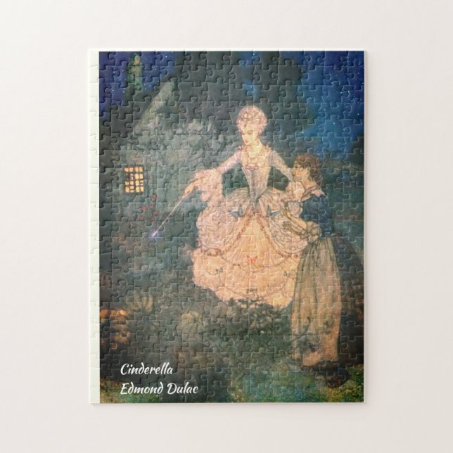 Puzzle Cenicienta Ilustracion del libro antiguo de la abu (Vertical)