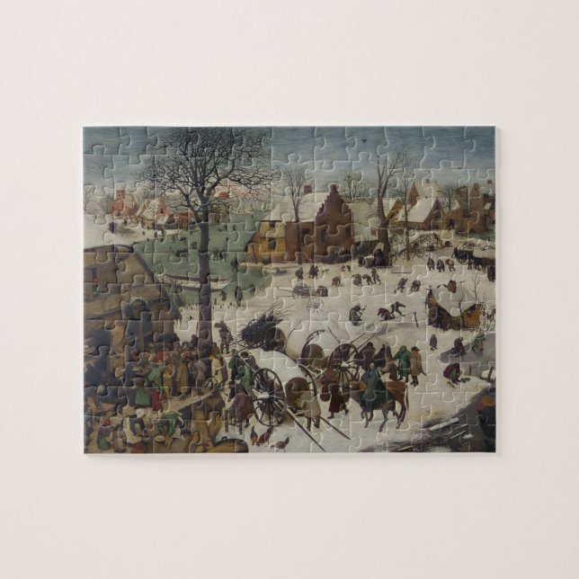 Puzzle Censo en Belén de Pieter Bruegel (Horizontal)