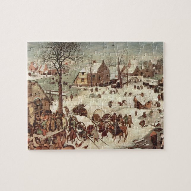Puzzle Censo en Belén de Pieter Bruegel (Horizontal)