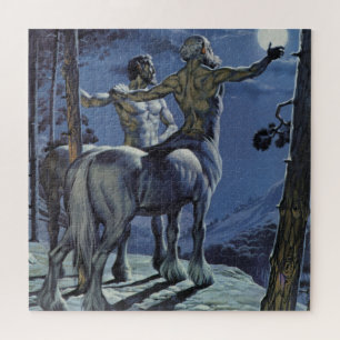 Puzzle Centaurs (litho del color)