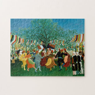 Puzzle Centenario de la pintura de Henri Rousseau