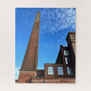 Puzzle Centenary Mill Chimney, Preston, Inglaterra, Reino