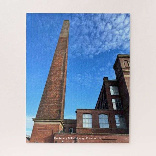 Puzzle Centenary Mill Chimney, Preston, Inglaterra, Reino (Vertical)