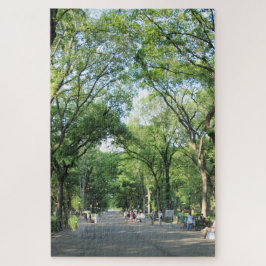 Puzzle Central Park: Caminata de poetas en verano