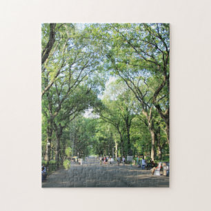 Puzzle Central Park: Caminata de poetas en verano