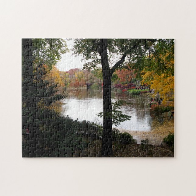 Puzzle Central Park en otoño (Horizontal)