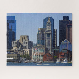 Puzzle Centro de Boston Skyline y el Puerto de Boston