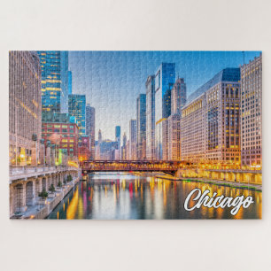 Puzzle Centro de Chicago, Illinois, Estados Unidos