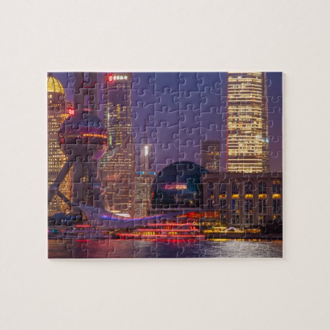 Puzzle Centro de Shanghai, China (Horizontal)