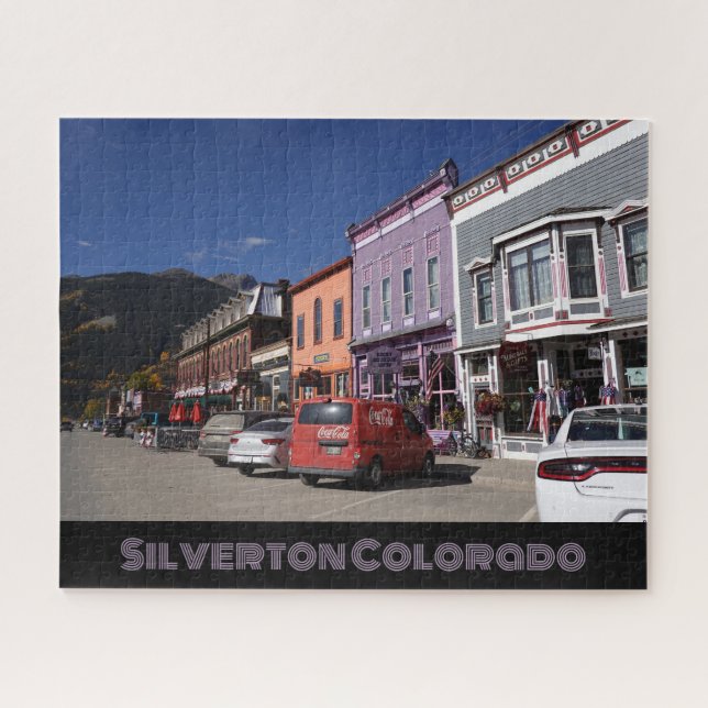 Puzzle Centro Histórico de Silverton Colorado (Horizontal)