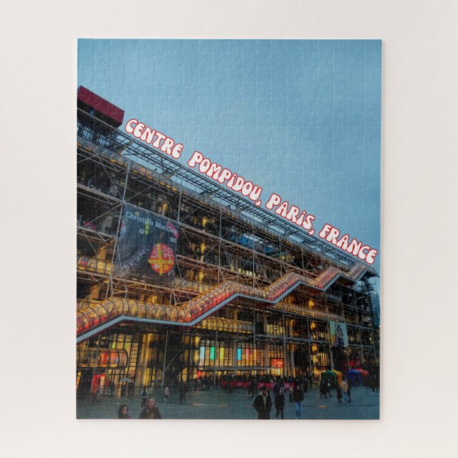 Puzzle Centro Pompidou, París, Francia (Vertical)