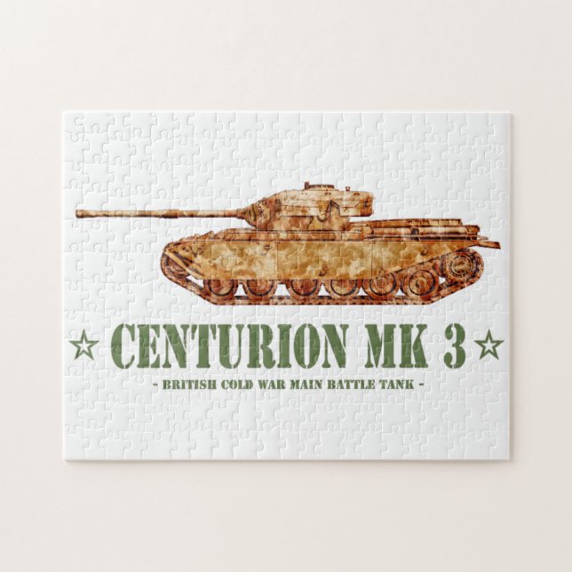 Puzzle Centurion MK 3 Tank británico MBT de la Guerra Frí (Horizontal)