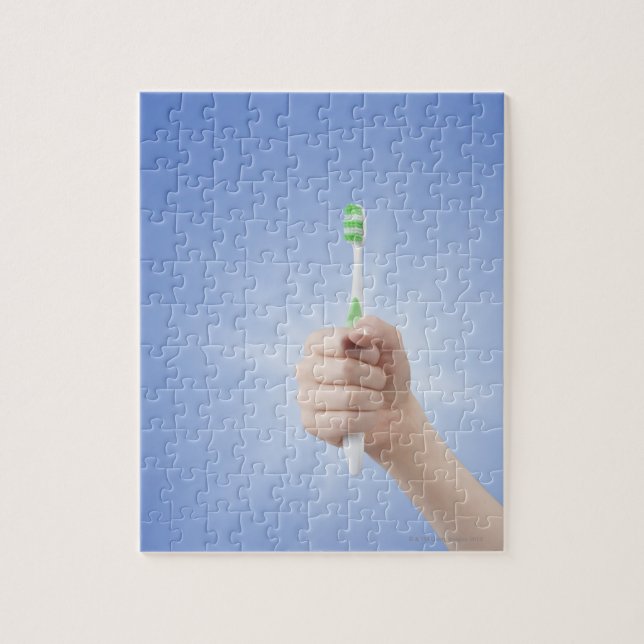 Puzzle Cepillo dental de mano (Vertical)