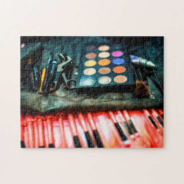 Puzzle Cepillos del maquillaje (Horizontal)