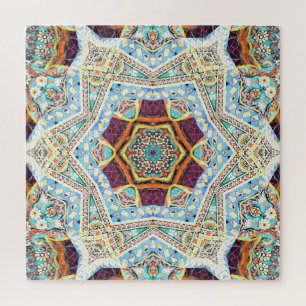Puzzle Cerámica Kaleidoscope: Textura de superficie abstr