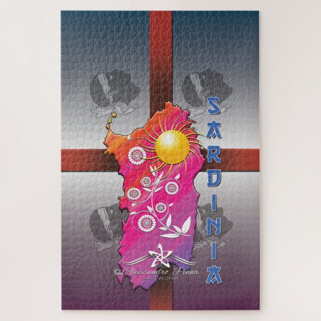 Puzzle Cerdeña (Vertical)