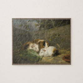 Puzzle Cerdos de Guinea (por George Morland)