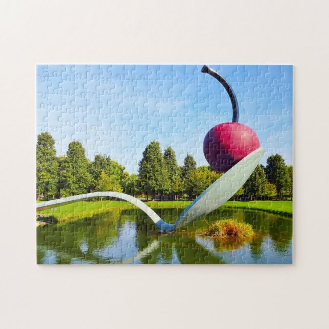 Puzzle Cereza en una cuchara Minnesota. (Horizontal)