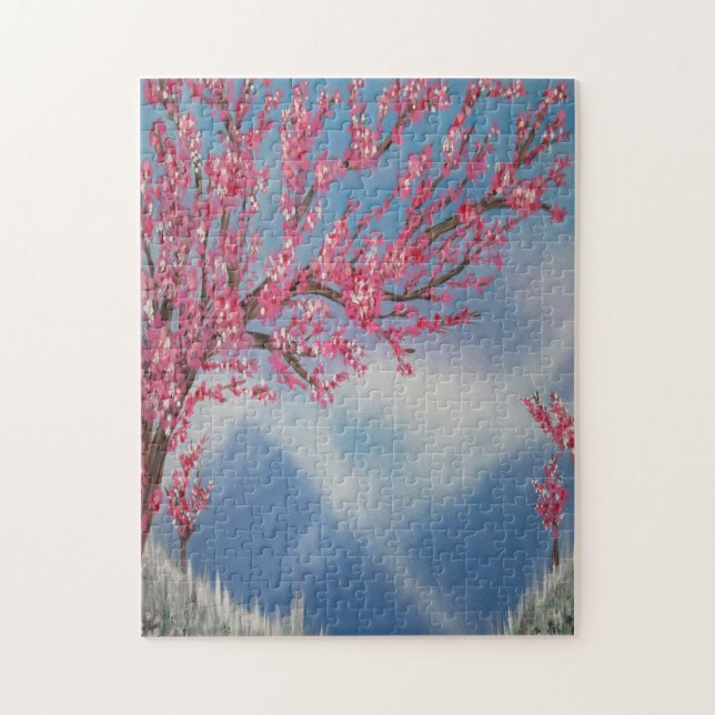 Puzzle Cerezo en flor (Vertical)