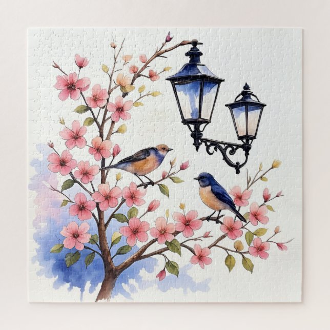 Puzzle Cerezo en flor (Vertical)